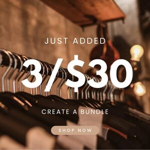 JUST ADDED Tons of 3 for $30 listings